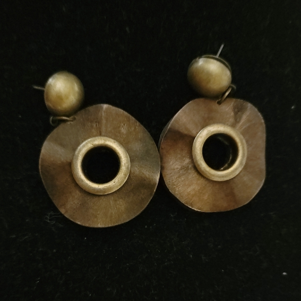 Elegant Brown Earrings